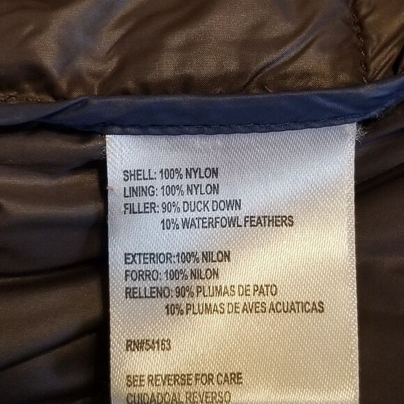 Calvin Klein Womens Medium Coat Dark Gray Packable Down Puffer Classic Basic - Picture 7 of 10